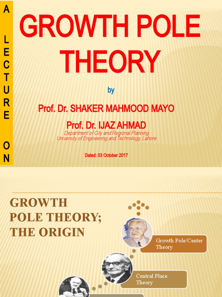 Growth Pole Theory: An Overview of its Origin, Concepts, Applications