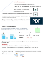 Princípio de Arquimedes e Dinâmica Dos Fluidos