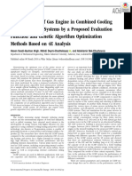 Optimal Sizing of Gas Engine in Combined Cooling Heat and Power Systems by a Proposed Evaluation Function and Genetic Algorithm Optimization Methods Based on 4E Analysis (Environmental Progress & Sustainable Ene