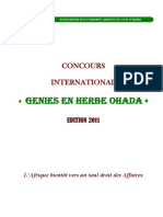 Reglement Concours GHO 2011