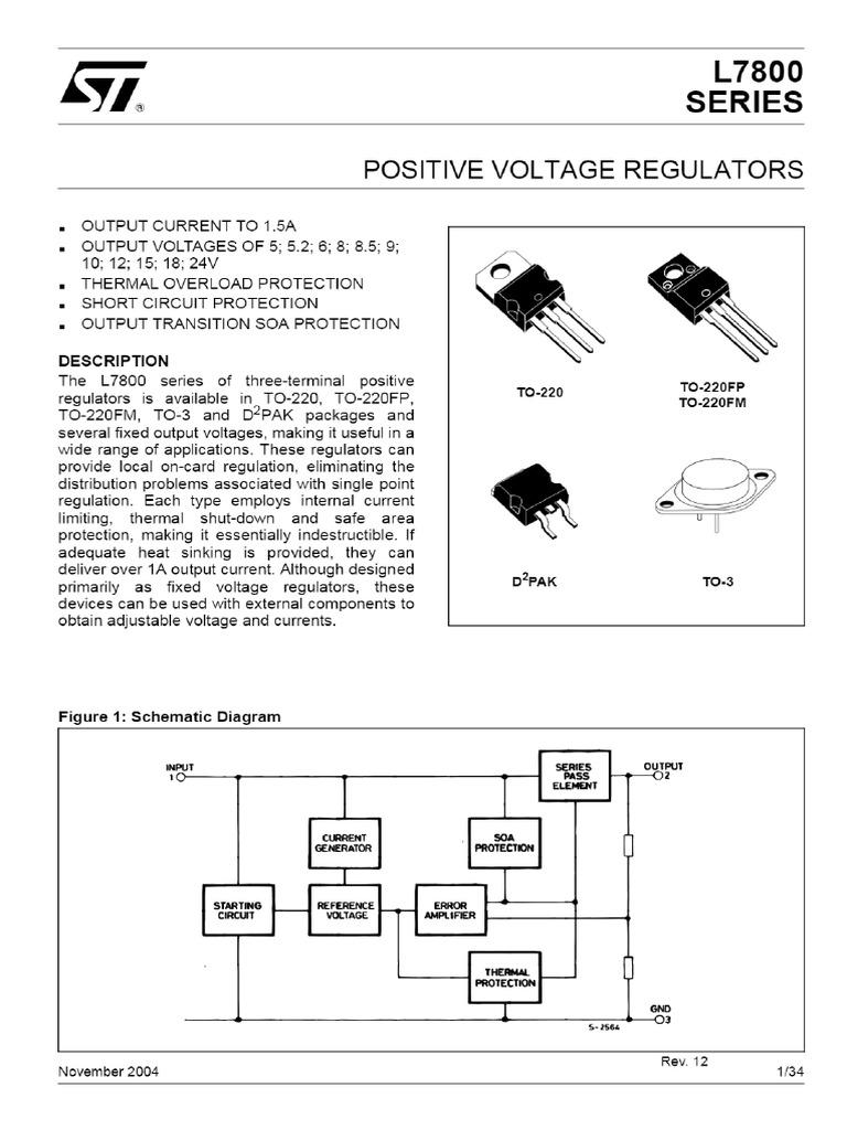 L7812CV PDF, L7812CV Description, L7812CV Datasheet, L7812CV View ...