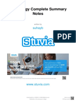 Stuvia 1065670 As Biology Complete Summary Notes