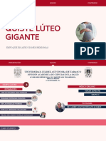 Quiste Lúteo Gigante