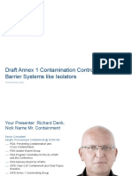 Draft Annex 1 Contamination Control Strategy For Barrier Systems Like Isolators