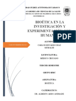 ENSAYO_bioética en la investigación y experimentación en humanos