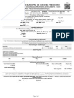 NF-e serviço treinamento B Scan