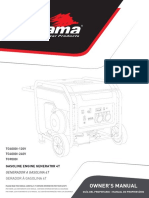 Owner'S Manual: Gasoline Engine Generator 4T