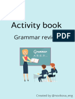 Activity Book Grammar by @novikova - Eng