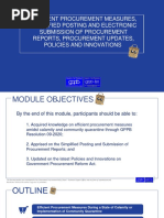 01 Efficient Procurement Measures During State of Calamity As of 21 Feb 2022