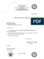 Designation Order (SBM Coordinator) 2022-2023