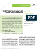 The Hypoglycemic Effectof Intravenous Laser Therapyin Diabetic Mellitus