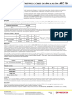 Aplication Instruction - Arc - 10 - Es