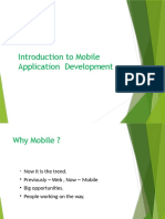 Introduction To Mobile Applications