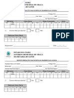 Fichas Semanais - 1000 Cópias Com Blocos de 80 Unid