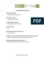 Plan de Estudios - Gerontología (2008)