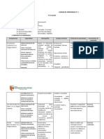 Unidad Didáctica - PRIMERO - Primer Bimestre