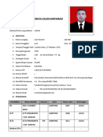 Formulir Biodata Calon Karyawan