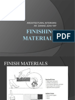 Finish Materials