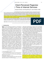 Measuring Client-Perceived Pageview Response Time of Internet Services