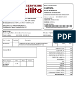 Factura electrónica por comisión de recaudación