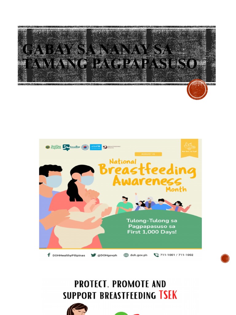 Breastfeeding GABAY-SA-NANAY-SA-TAMANG-PAGPAPASUSO | PDF