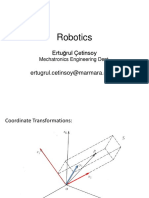 Robotics Coordinate Transformations