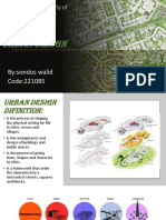 Cairo University Faculty of Regional and Urban Planning English Document on Urban Design Elements