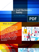 Privacy and Electronics Safety