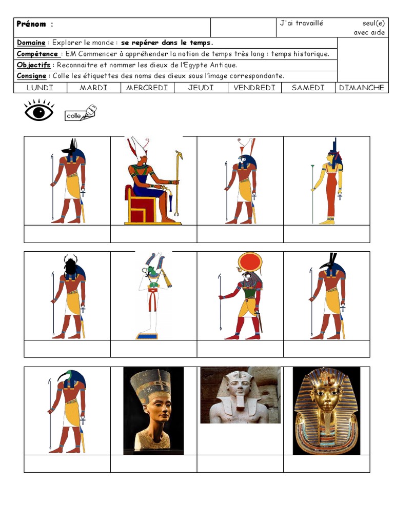 Application Noms Dieux | PDF | Horus | Osiris