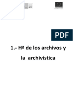 1.1-H de Los Archivos y La Archivística