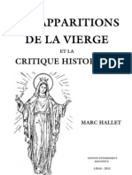 Les Apparitions de La Vierge Et La Critique Historique