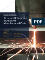 Structural Integrity of Additive Manufactured Parts: Astm International Selected Technical Papers