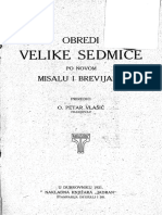 Obredi Velike Sedmice Po Novom Misalu I Brevijaru (21) - Vlašić