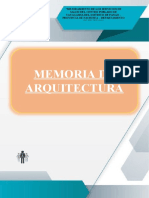 Memoria de Arquitectura