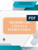 3.1 Memoria de Cálculo Estructural
