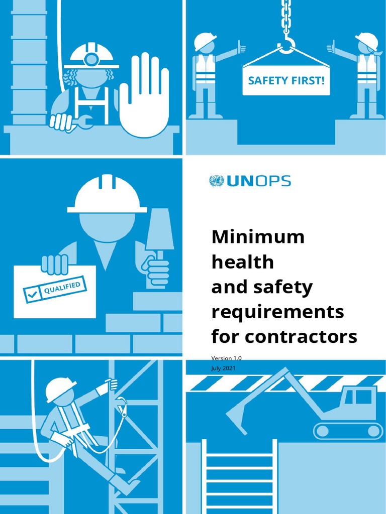 Annex 06 - UNOPS Minimum Health and Safety Requirements For Contractors ...