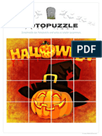 Arbeitsblatt Halloween Fotopuzzle