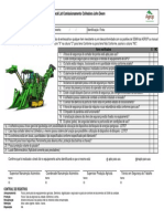 Check List Comissionamento Colhedora John Deere