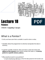 Pointers Lecture