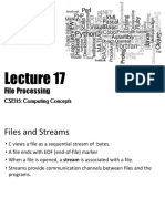 CSE115 Lecture 18 File Processing