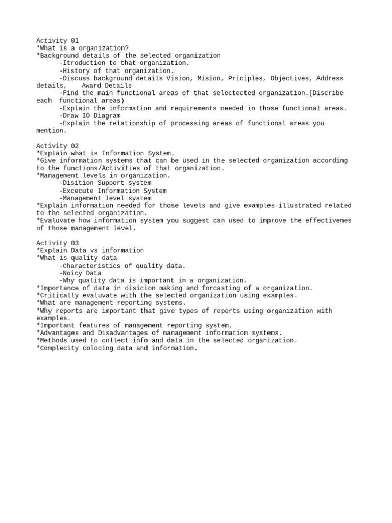 SIS Guide Lines | PDF