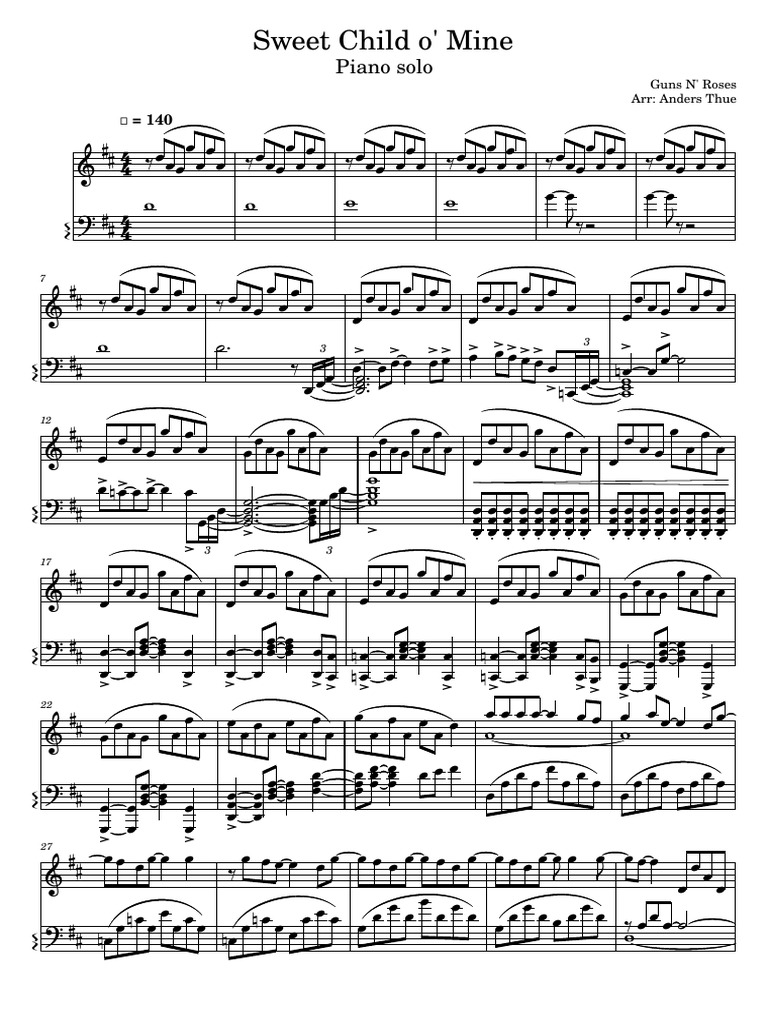 Sweet Child o Mine | PDF