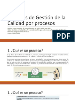 Sistemas de Gestión de La Calidad Por Procesos