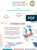 Principios didácticos y métodos de enseñanza en la Universidad de Panamá