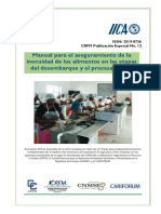 Manual On Assuring Food Safety in Fish Landing and Processing Sp. No. 12