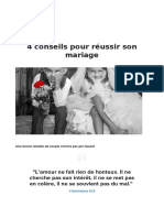 4 Conseils Pour Reussir Son Mariage