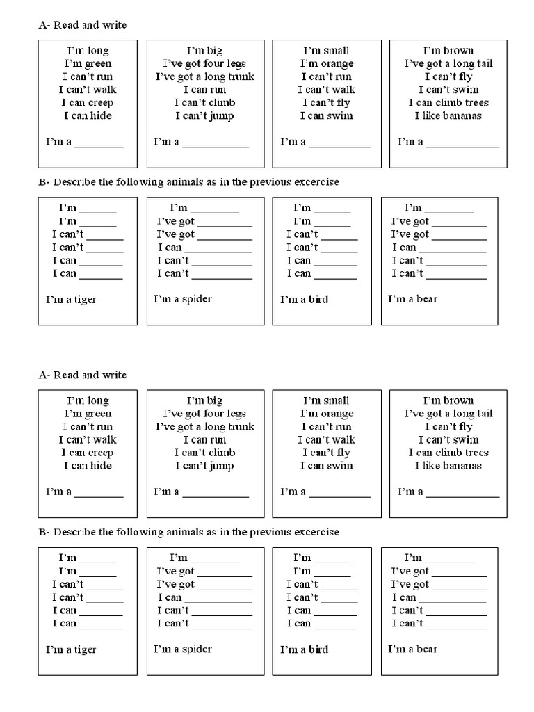 Animal Description | PDF