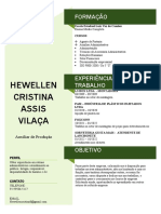 Perfil de Auxiliar de Produção com formação em Administração e experiência em montagem