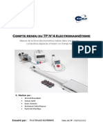 Compte Rendu Du TP N°4 Électromagnétisme