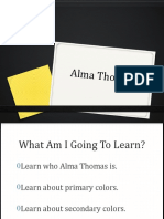 Learning Colors With Alma Thomas Powerpoint